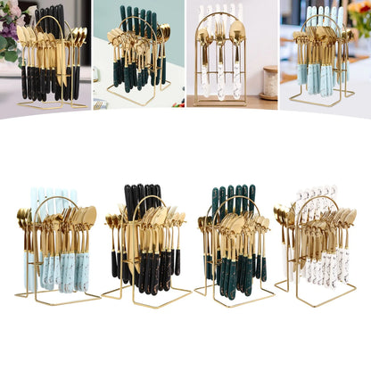 24pieces Gold Cutlery Set