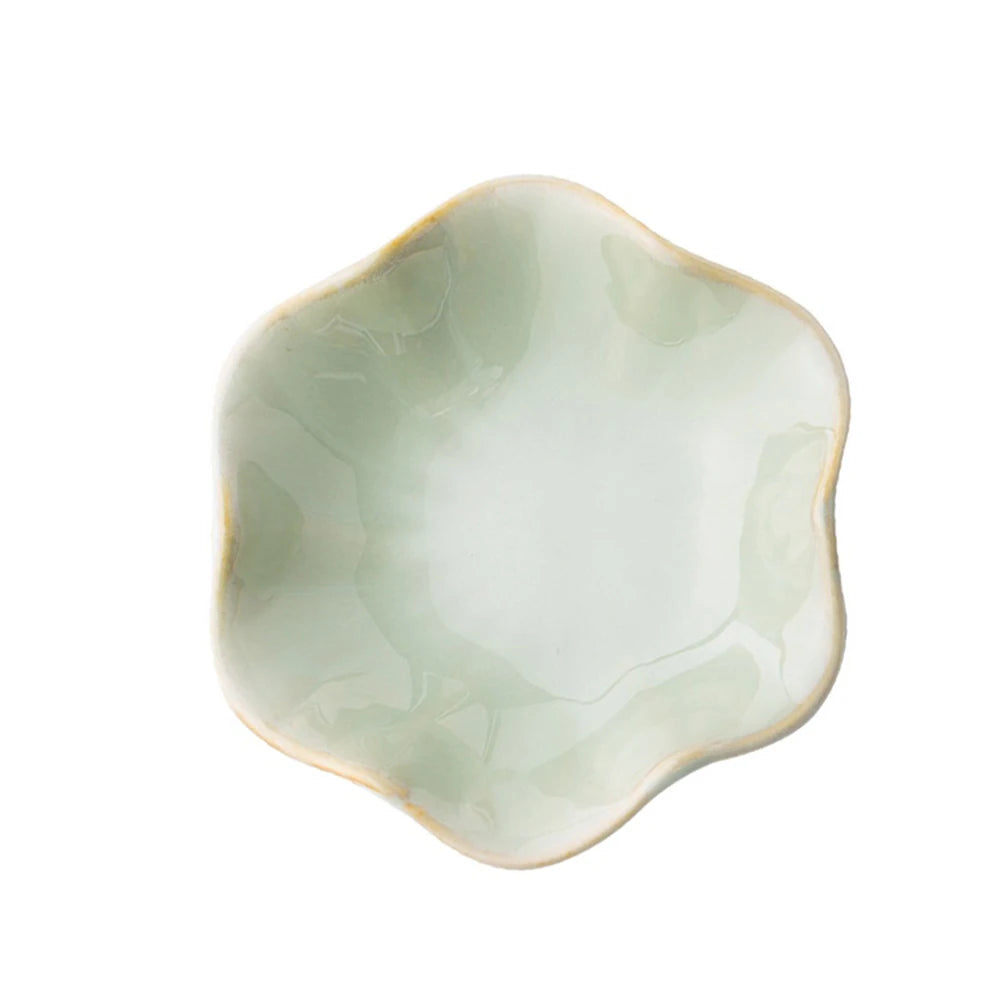 Lotus Jewelry Tray Ceramic Ring Dish Small Key Bowl Cute Ring Holder Trinket Dish Great Jewelry Organizing for Woman